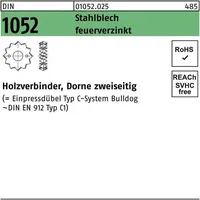 Industrial Quality Supplies DIN 1052 Holzverbinder Blechdorne Typ C,