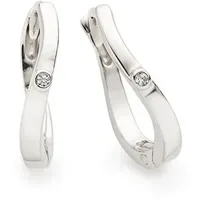 Bruno Banani Creolen Schmuck Geschenk Silber 925 Zirkonia (synth.)