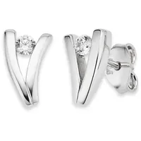 Bruno Banani Ohrstecker Schmuck Geschenk Silber 925 Zirkonia bunt