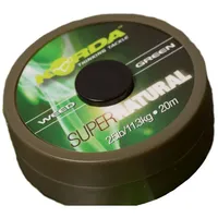 Korda Super Natural 25lbs 20m - Vorfachschnur, Farbe:Weed