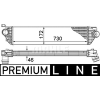 Mahle CI 386 000P Ladeluftkühler PREMIUM LINE