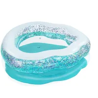 BESTWAY Sparkle Shell 150x127x43 Cm Runder Aufblasbarer Pool -