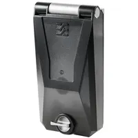 Weidmüller IE-FC-SFP-KNOB Einbaugehäuse, FrontCom® Vario Rahmen, Kunststoffdeckel Drehknopfverriegelung, schwarz