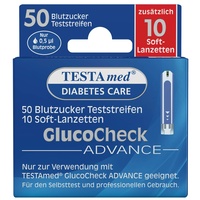 Testa med GlucoCheck ADVANCE Teststreifen