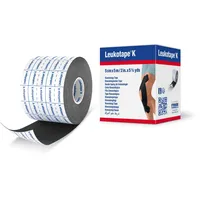BSN Medical Leukotape K Kinesiologie-Tape, Schwarz, 5 cm x