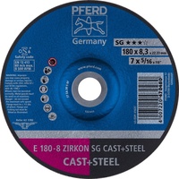 Pferd tools PFERD Schruppscheibe E 180-8 ZIRKON SG CAST+STEEL