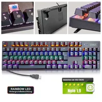 EAXUS Eaxus® Mechanische Gaming Tastatur - LED Gaming Keyboard