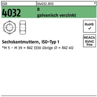 Industrial Quality Supplies Sechskantmutter ISO 4032 M 3 x