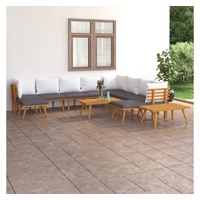 VidaXL Garten-Lounge-Set 12-tlg. braun