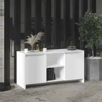 VidaXL TV-Schrank Weiß 102x37,5x52,5 cm Holzwerkstoff