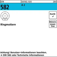 Hörger & Geßler Ringmutter DIN 582 M12 A 2