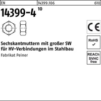Peiner Sechskantmutter EN 14399 M 27 x 3 Stahl