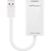 Goobay USB 2.0 Fast Ethernet Netzwerkkonverter, 0,1 m