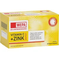 Wepa Vitamin C + Zink Kapseln 60 St.