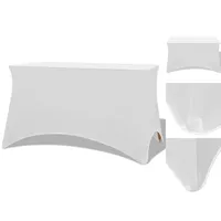 VidaXL Stretch-Tischhusse 2 Stk. 120 x 60,5 x 74