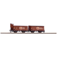 PIKO TT 47033 TT 2er-Set Gedeckter Güterwagen G02 Fortschritt