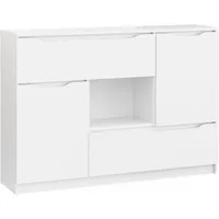 Vicco Kommode RUBEN Weiß 4 Schubladen 120 cm Sideboard