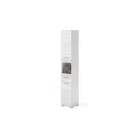 Xonox.home Hochschrank Linus Hochglanz Weiß 30 cm