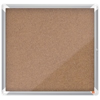 NOBO Schaukasten Premium Plus silber 6x DIN A4
