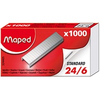 Maped 324405 Heftklammern 24/6, verzinkt, Kleinpackung