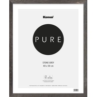 KOMAR Bilderrahmen Stone Echtholzrahmen mit hochtransparentem Acrylglas, grau