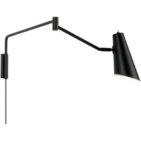 Dyberg Larsen Noa Wandleuchte mit Gelenk, schwarz