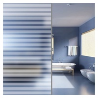 VidaXL Fensterfolie Sichtschutzfolie Streifen Selbstklebend 0,9x10 m