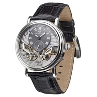 Carl von Zeyten Black Forest Leder 46 mm CVZ0017SGYS