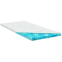 Juskys Topper 7 Zonen 90 x 200 cm weiß