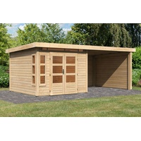 Karibu Gartenhaus Kastorf 6 mit Fensterecke - inkl. 3,20m