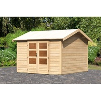 Karibu Gartenhaus Theres 7 natur