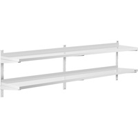 Royal Catering Wandbord 2 Ablagen 40 x 200 cm