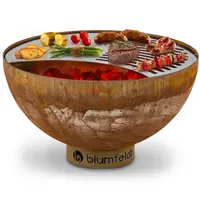 Blumfeldt Feuerschale Savage Ø 60,5 cm Braun