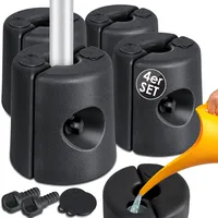 Kesser KESSER® Pavillonstandfüße 4er Set Pavillon Standfuß mit Wasser/Sand