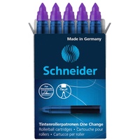 Schneider One Change Tintenrollerminen violett 0,6 mm 5 St.