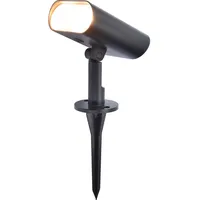 Lutec LED-Solar-Außenwandleuchte Ginbo Connect 500 lm 15,5x8,6x10,9 cm Schwarz