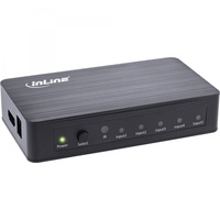 InLine HDMI Switch, 5-fach 4K2K@60Hz, HDCP 2.2