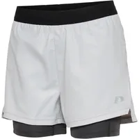 New Line 2in1 Running Shorts Damen oyster mushroom XS