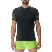 Uyn Running Exceleration Laufshirt Herren black/lime S