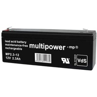 MultiPower MP2,3-12 12V 2,3Ah 4,8mm Anschluss, VdS