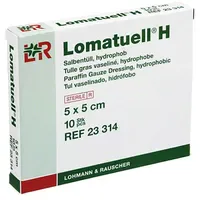 Docpharm gmbh Lomatuell H Salbentüll 5x5 cm steril