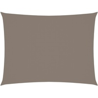 VidaXL Sonnensegel Oxford-Gewebe Rechteckig 5x6 m Taupe
