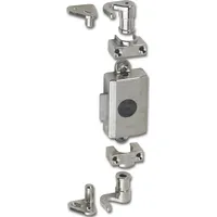 Junie Möbel-Drehstangenschloss Set,ASS,7581,D20 Metall,vernickelt