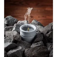 Hukka Design Saunabrunnen aus Speckstein für den Saunaofen -Solina-