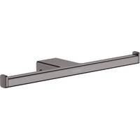 Hansgrohe AddStoris Doppelpapierrollenhalter Brushed Black Chrome,