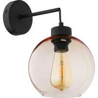 Licht-Erlebnisse Schicke Wandleuchte KALETE Bernsteinfarben Modern Design schlicht Flur