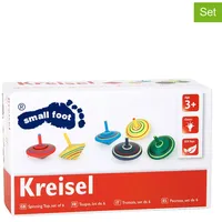 Small Foot Company small foot Holzkreisel gestreift, 6er Set