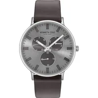 Kenneth Cole New York Herren Uhr Armbanduhr Leder 10031464
