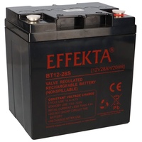 EFFEKTA BT 12-28S Blei-Vlies Akku AGM VRLA 12V 28Ah