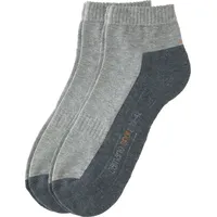 CAMANO Unisex, Socken Sport Pro, Grau, 2er Pack, 39